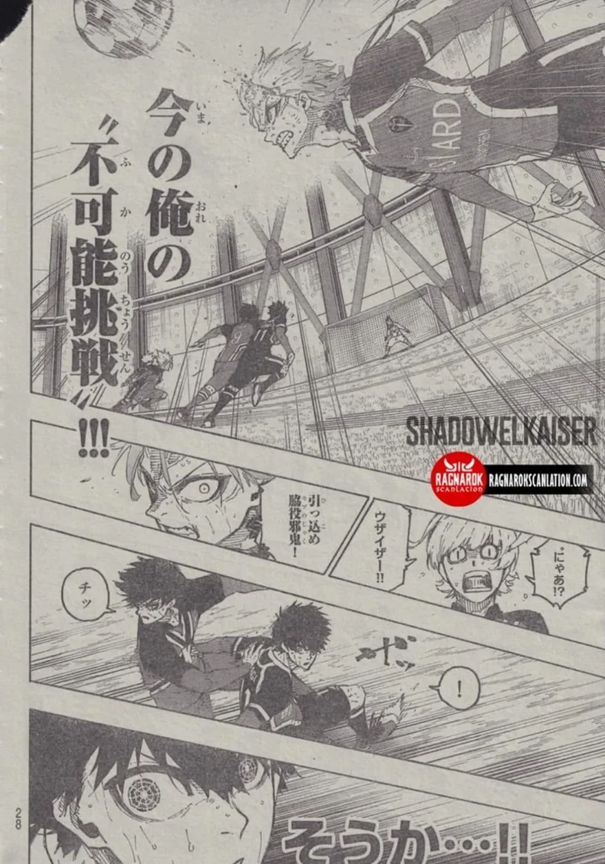 Spoiler Blue Lock chap 272: Cuộc chiến giữa ba quái thú