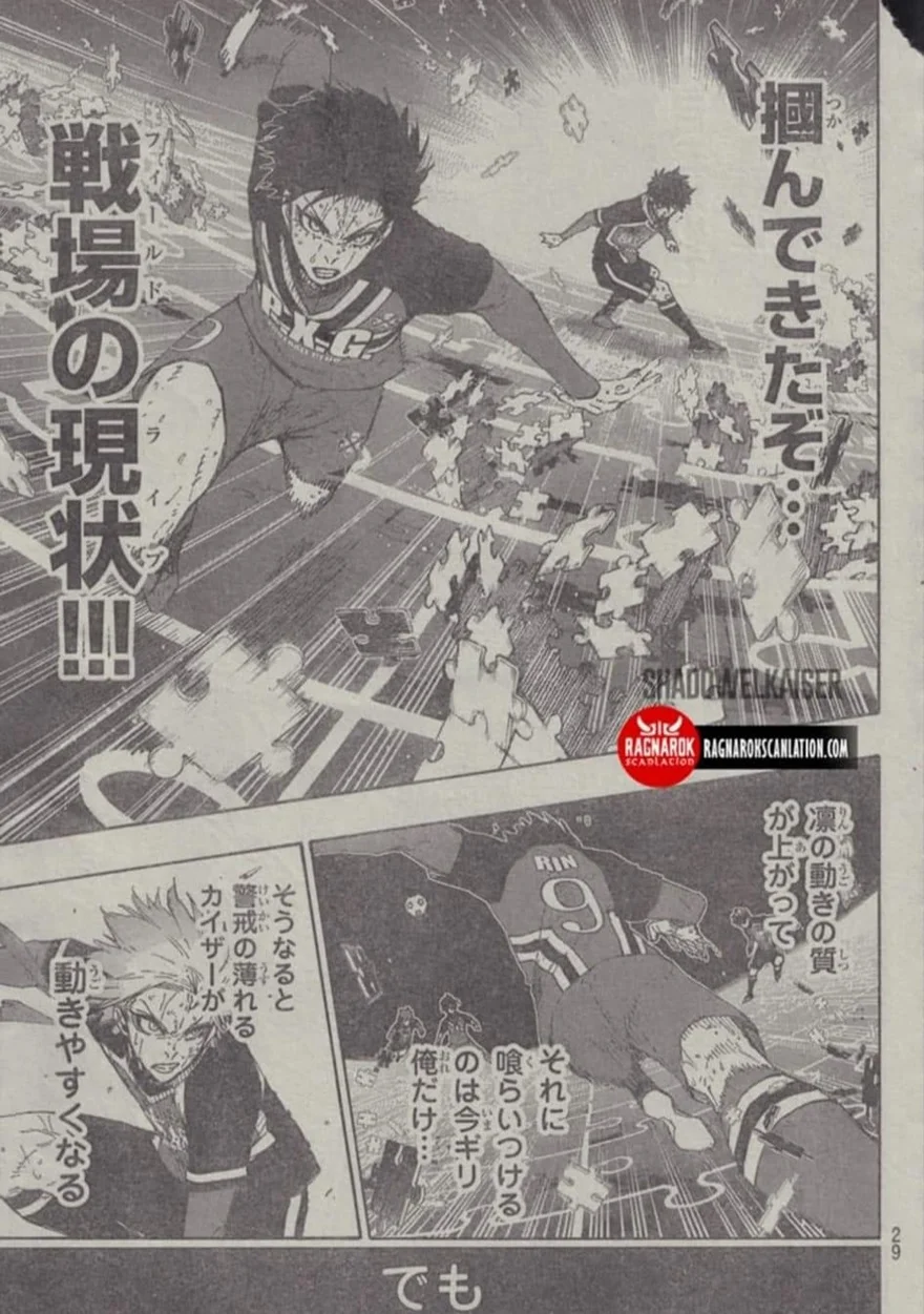 Spoiler Blue Lock chap 272: Cuộc chiến giữa ba quái thú