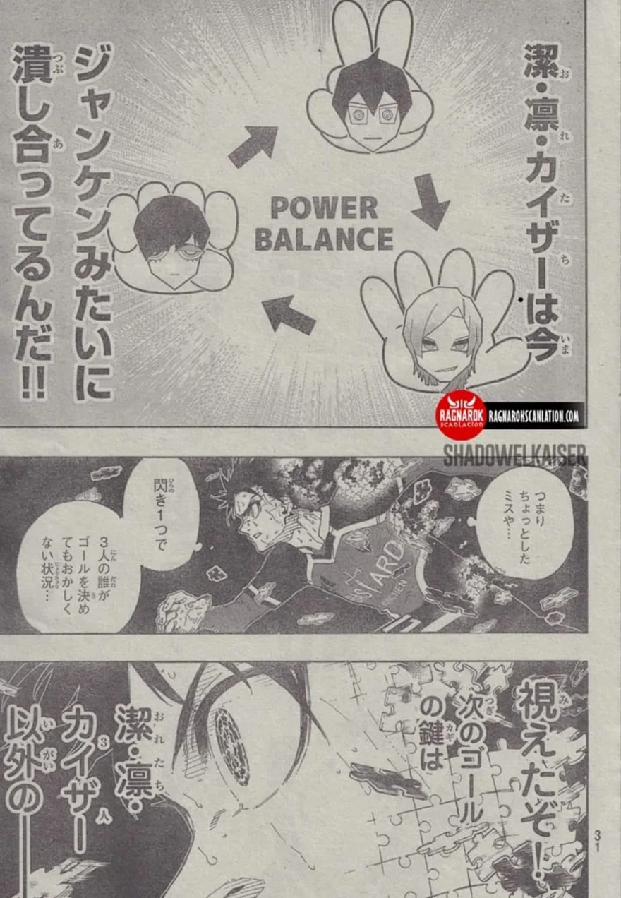 Spoiler Blue Lock chap 272: Cuộc chiến giữa ba quái thú