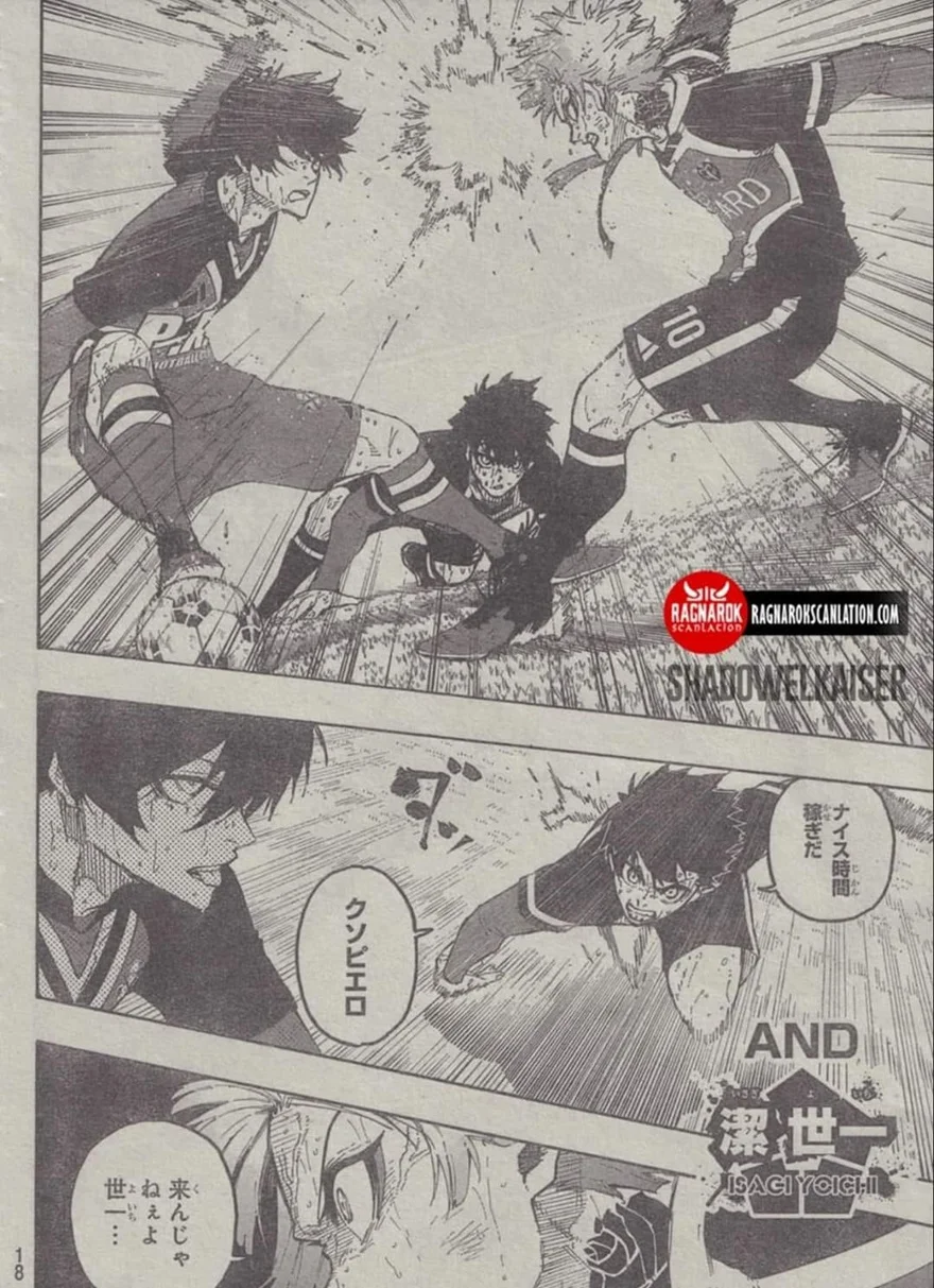 Spoiler Blue Lock chap 272: Cuộc chiến giữa ba quái thú