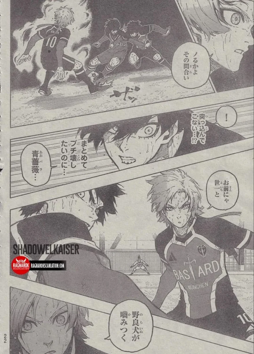 Spoiler Blue Lock chap 272: Cuộc chiến giữa ba quái thú