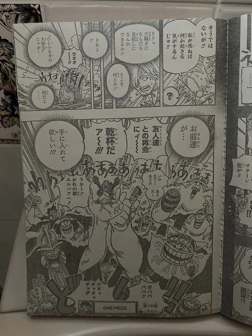 Spoiler One Piece Chap 1123: Hành trình đến Elbaf