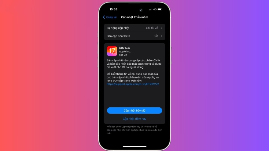 Thời lượng pin thực tế của iOS 17.6 trên dòng iPhone cũ