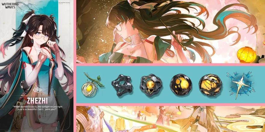 Wuthering Waves 1.2 Farm trước nguyên liệu nâng cấp Zhezhi