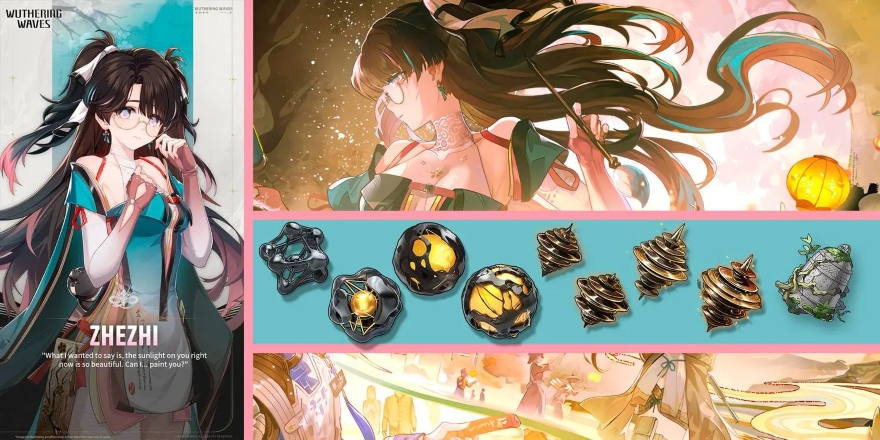 Wuthering Waves 1.2 Farm trước nguyên liệu nâng cấp Zhezhi