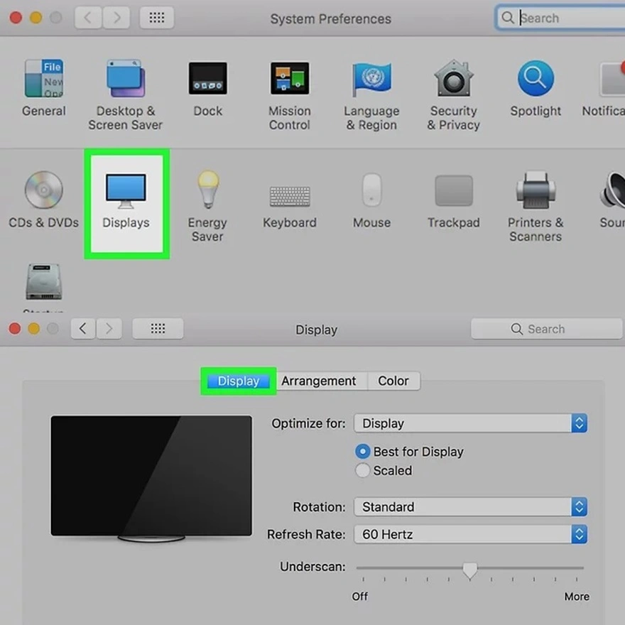 Xem Macbook trên TV