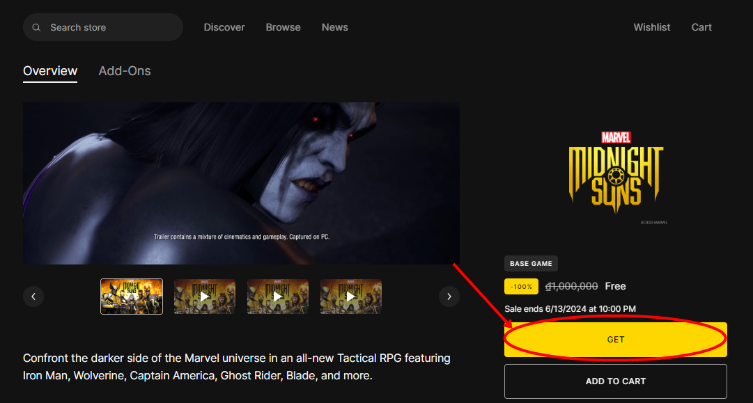 Săn ngay game bom tấn Marvel với giá 0 đồng trên Epic Store