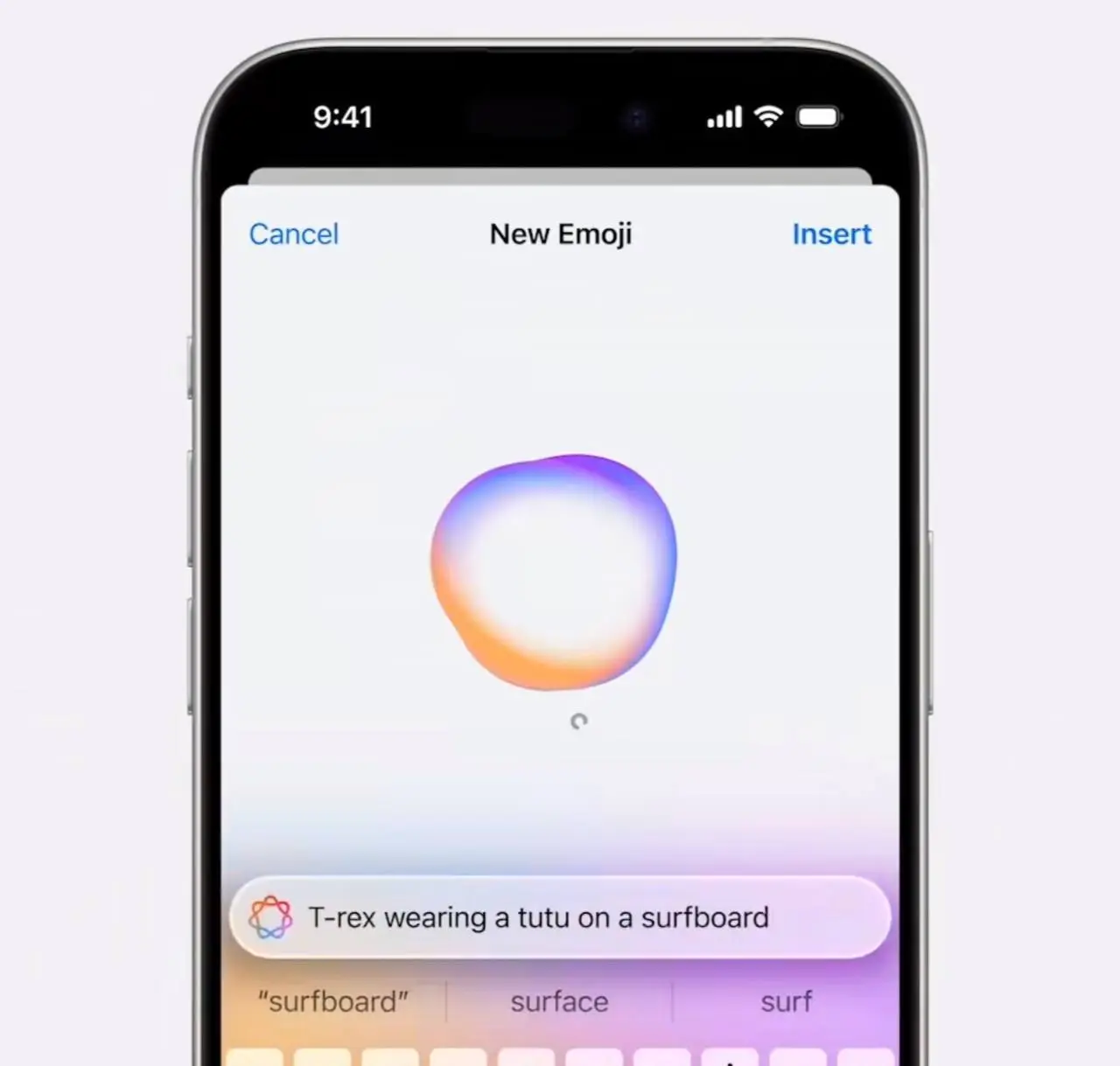 Genmoji iOS 18