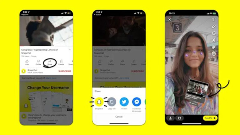 Snapchat tích hợp nhiều tính năng độc đáo