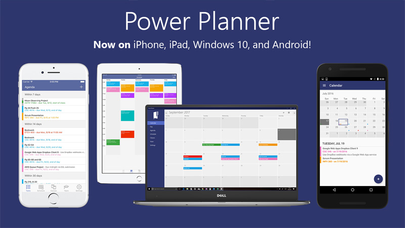 Power Planner là một ứng dụng sắp xếp lịch học gọn gàng và đơn giản, rất phù hợp cho học sinh trung học, trung học phổ thông hoặc cả sinh viên đại học