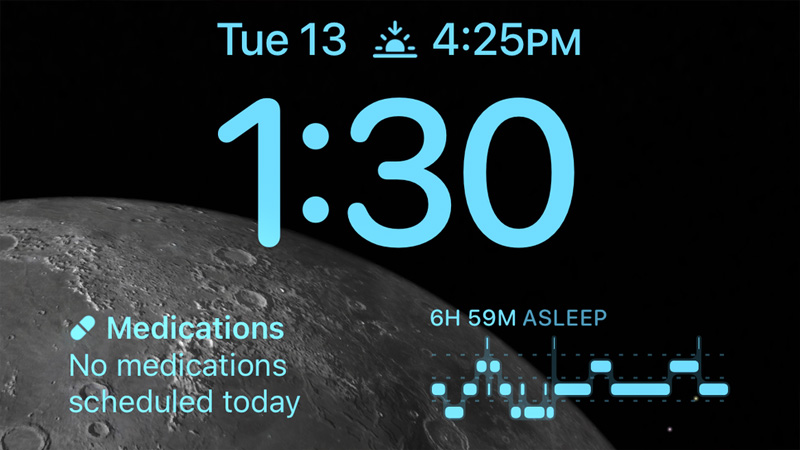 Các tiện ích mới trên Màn hình khóa