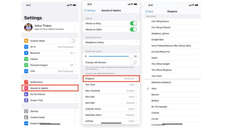 Chọn một nhạc chuông khác to hơn để dễ dàng nghe thấy thông báo