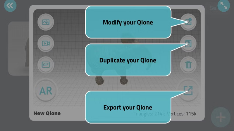 Bạn có thể xuất mô hình 3D của mình ở các định dạng tệp phổ biến, bao gồm cả để in 3D