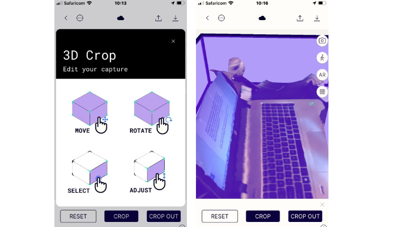 Sau khi hình ảnh của bạn được xử lý trên đám mây, bạn sẽ thấy tùy chọn để chỉnh sửa mô hình 3D được tạo