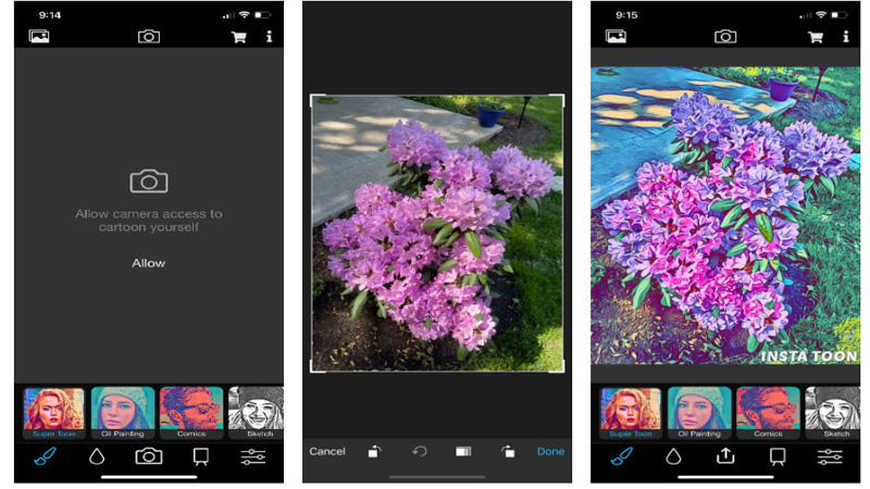 Ứng dụng này mang đến vô số các bộ lọc tạo tranh nghệ thuật cao cấp mô phỏng theo phong cách của các danh họa lừng lẫy như Vincent Van Gogh và Picasso