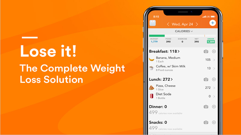 Lose It! là một ứng dụng tuyệt vời sẽ giúp bạn theo dõi lượng calo, ứng dụng này rất dễ sử dụng