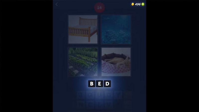 4 Pics 1 Word là một trò chơi đố chữ trong đó bạn đoán xem 4 bức tranh trên màn hình có điểm chung là từ gì.