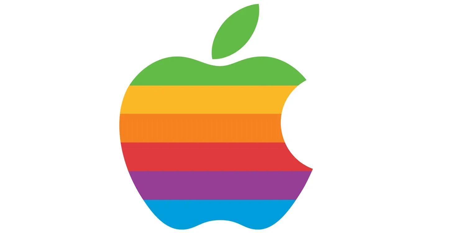 apple logo cầu vồng