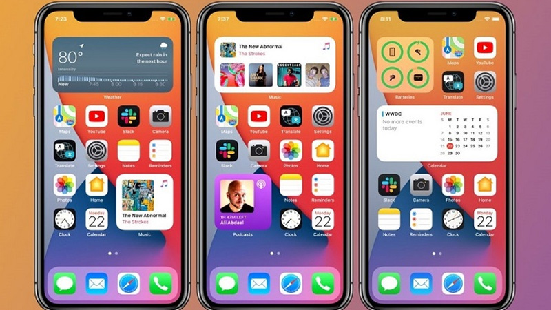 Một cách để tránh Thư viện ứng dụng là thêm nhiều ứng dụng, thư mục và tiện ích vào Màn hình chính của bạn