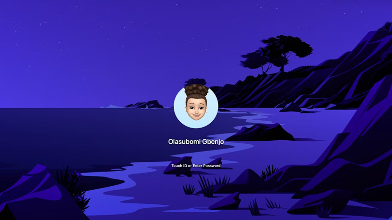 Tắt màn hình MacBook của bạn bằng màn hình khóa