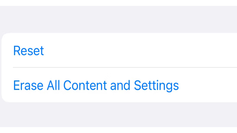 Đặt lại hoặc khôi phục iPhone của bạn