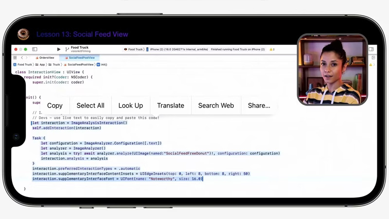 Văn bản trực tiếp trong video