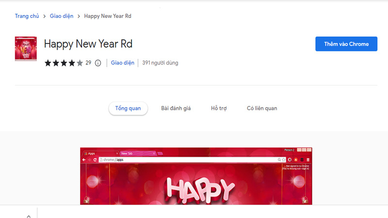 Bước 3: Bạn hãy lựa một theme mà bạn thích. Sau khi lựa được chủ đề ưng ý, bạn hãy chọn “Add to Chrome”