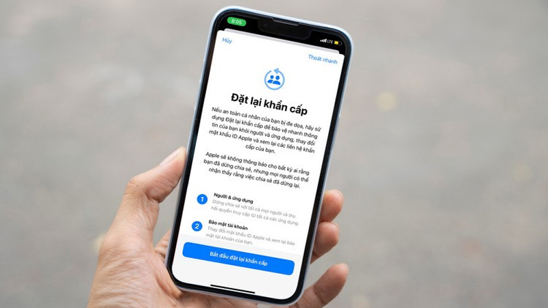 Không cho phép các ứng dụng của Apple xem vị trí của bạn