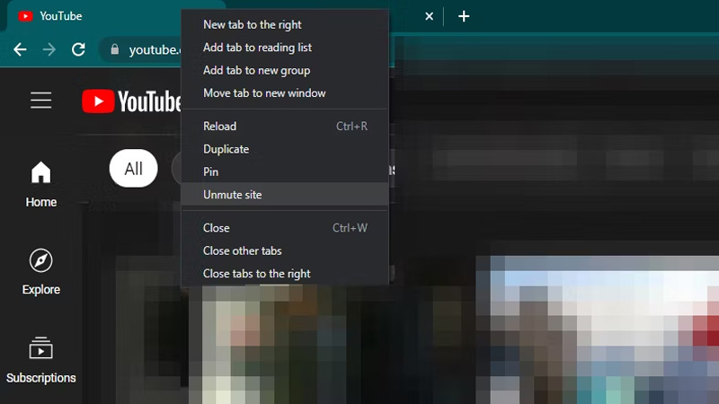 Kiểm tra âm thanh trên các trang web khác