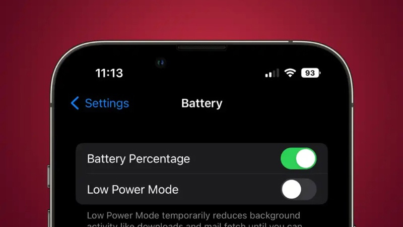 Khôi phục biểu tượng phần trăm pin trên màn hình chính và màn hình khóa