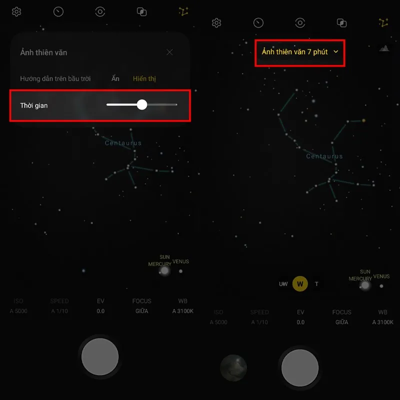 ​chụp ảnh thiên văn Galaxy S23 