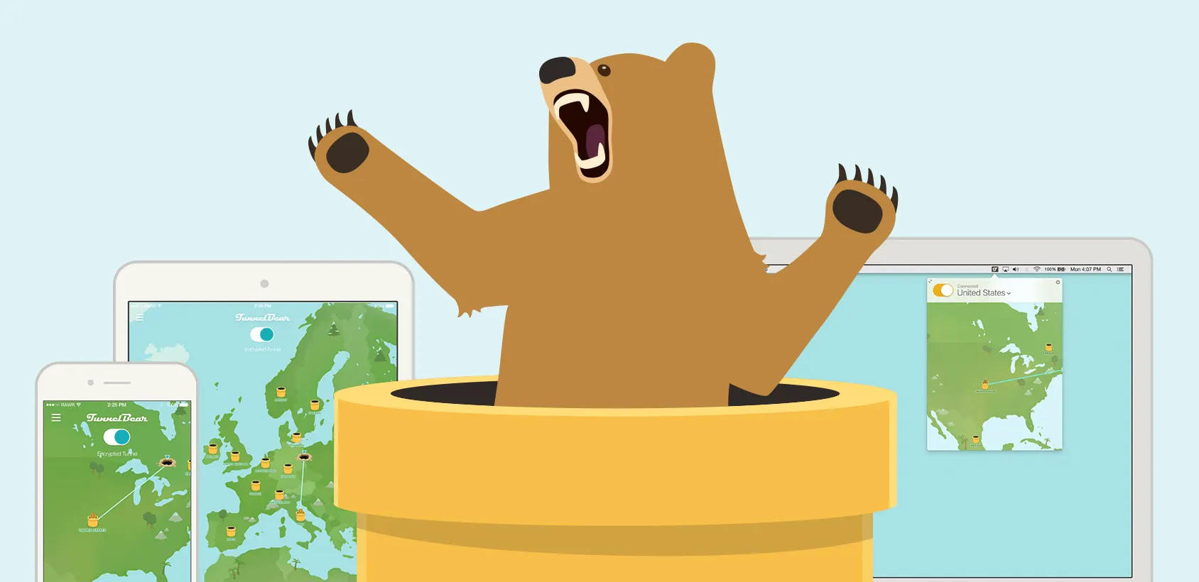 dịch vụ vpn tunnelbear