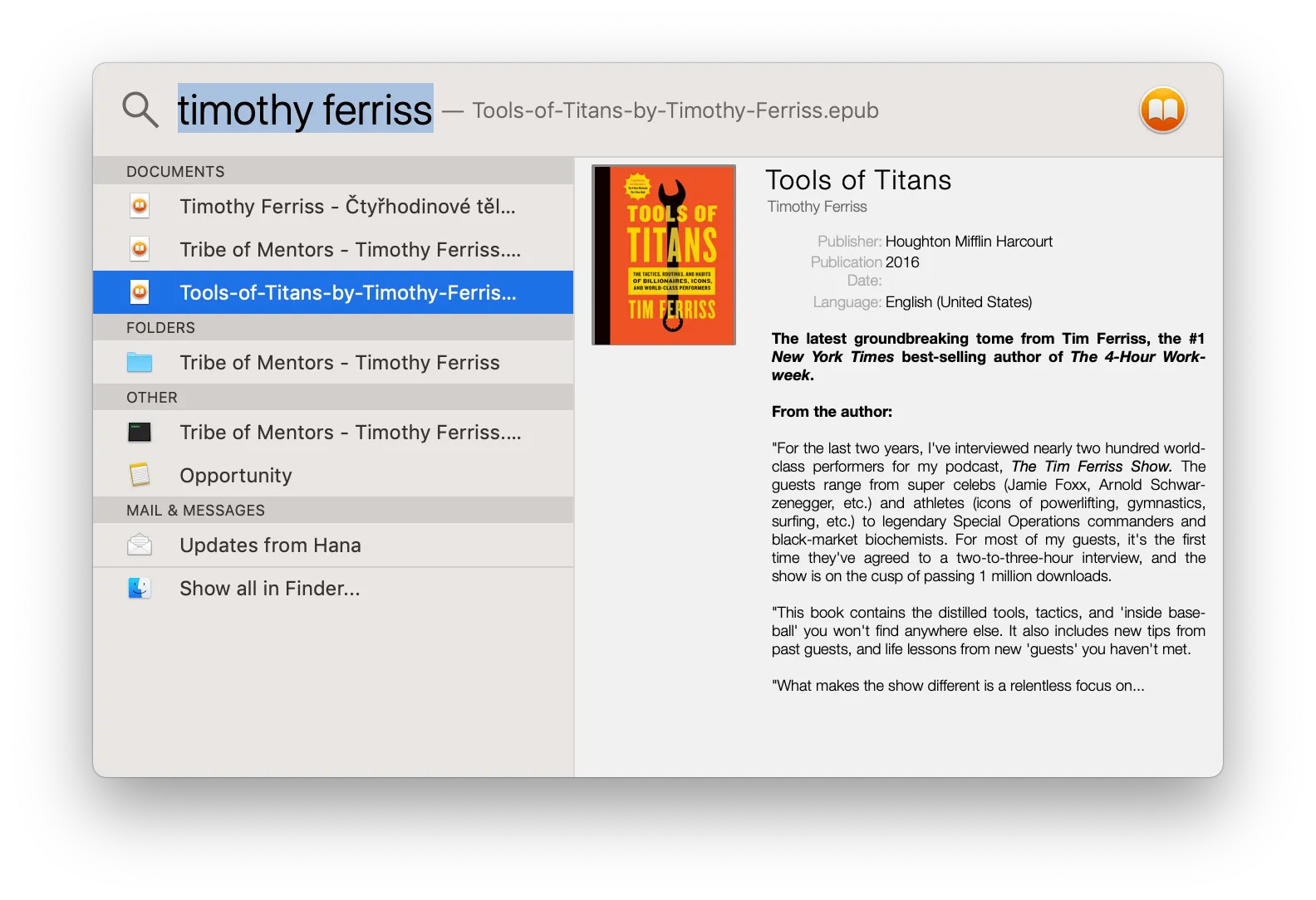 epub spotlight cho macos