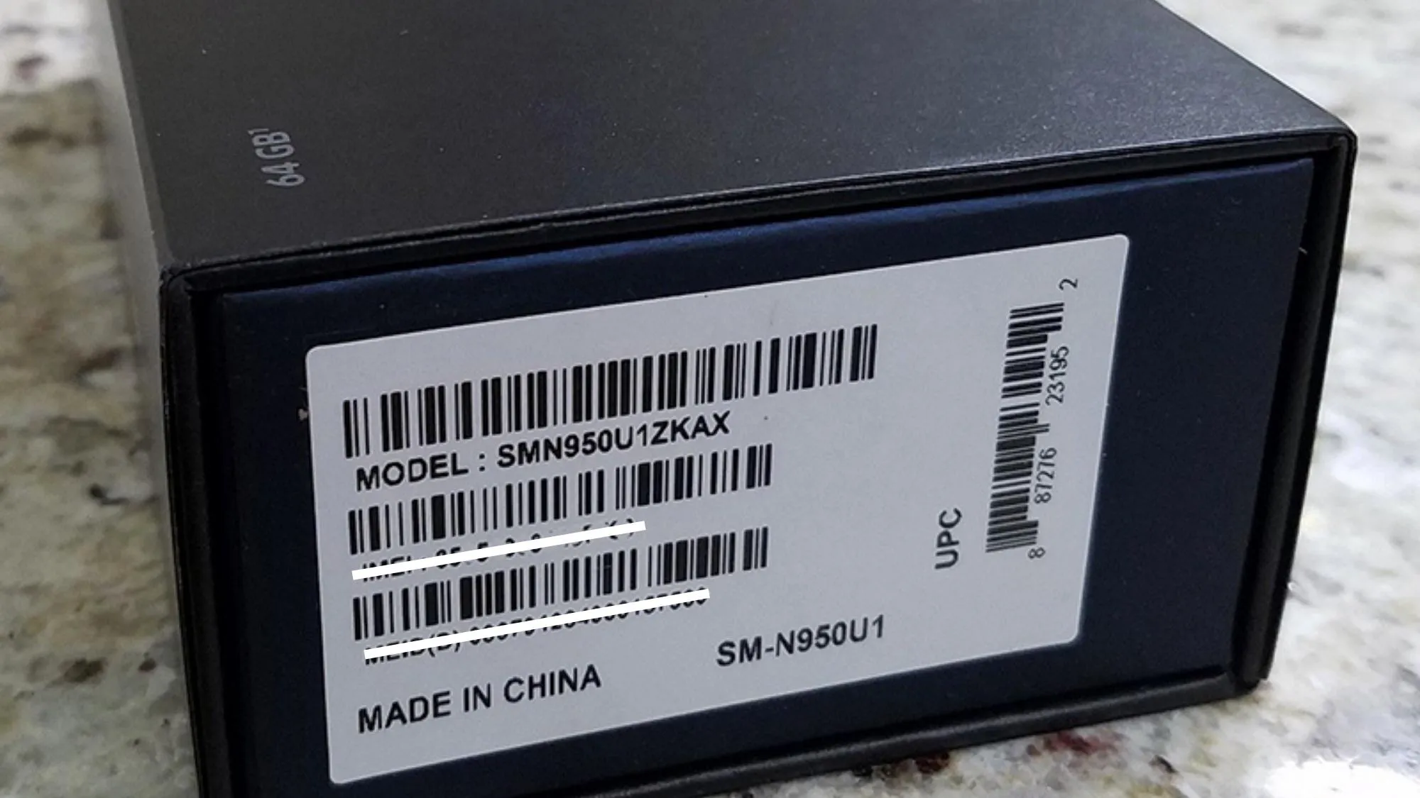 imei trên hộp