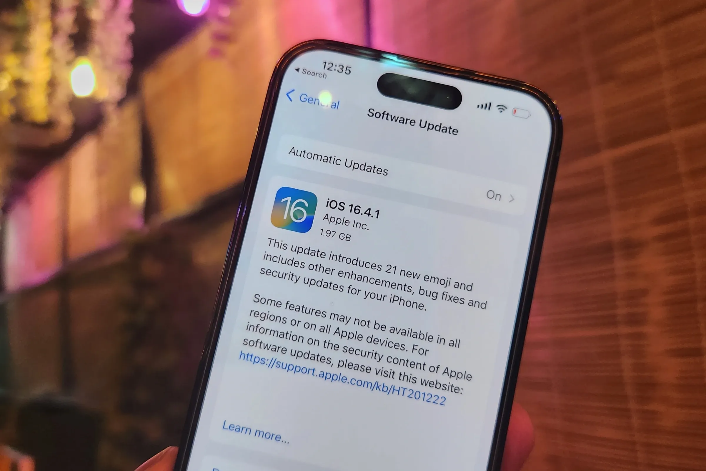 hệ điều hành ios 16.4.1