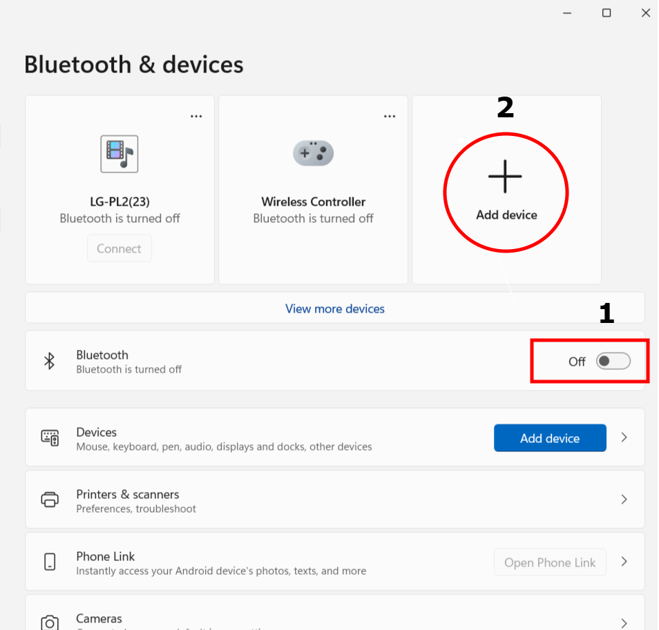 Kết nối bluetooth