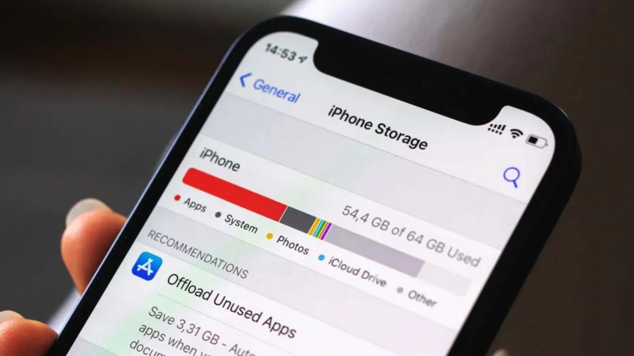 Kiểm tra dung lượng lưu trữ