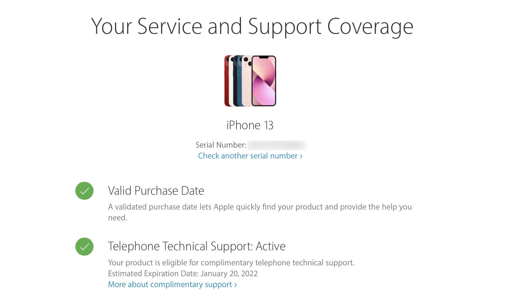 Kiểm tra số sê-ri iphone