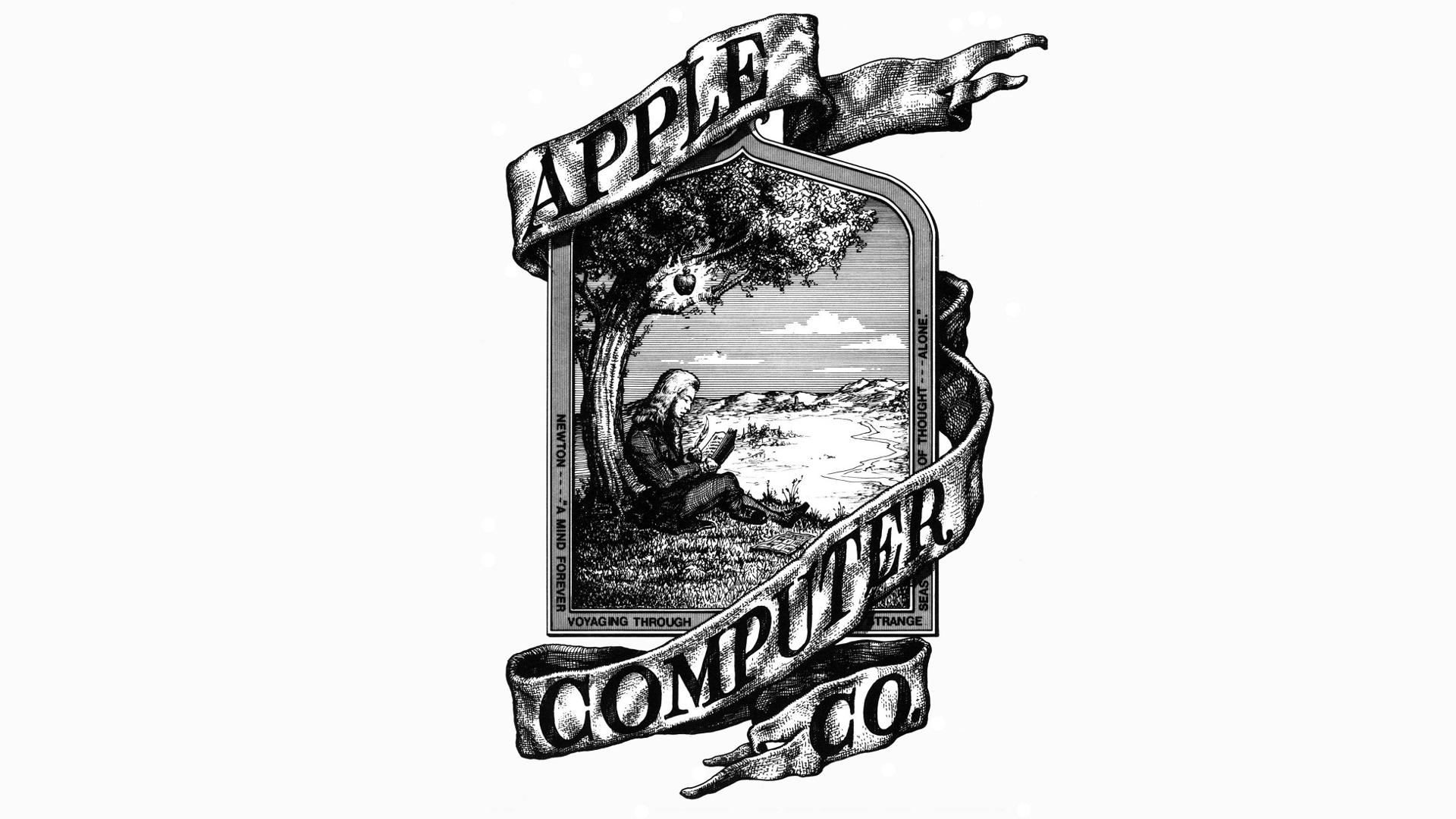 Logo đầu tiên của Apple