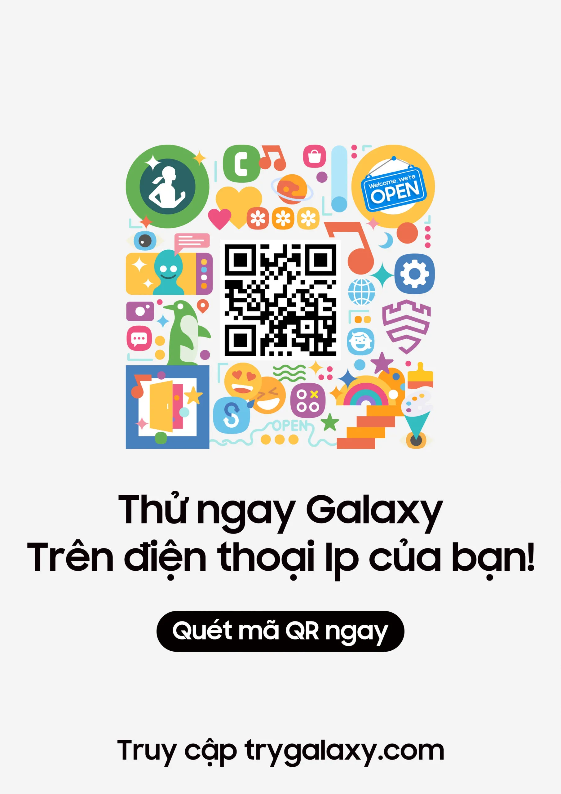 mã QR ứng dụng Try Galaxy 2.0