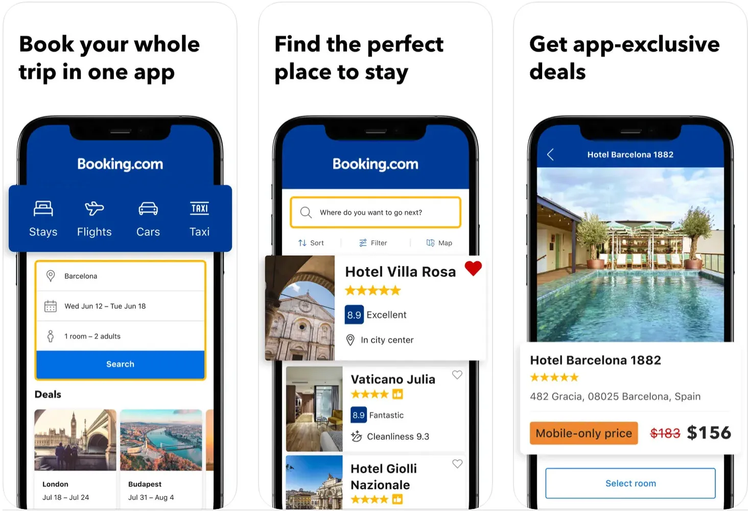 Ứng dụng du lịch booking
