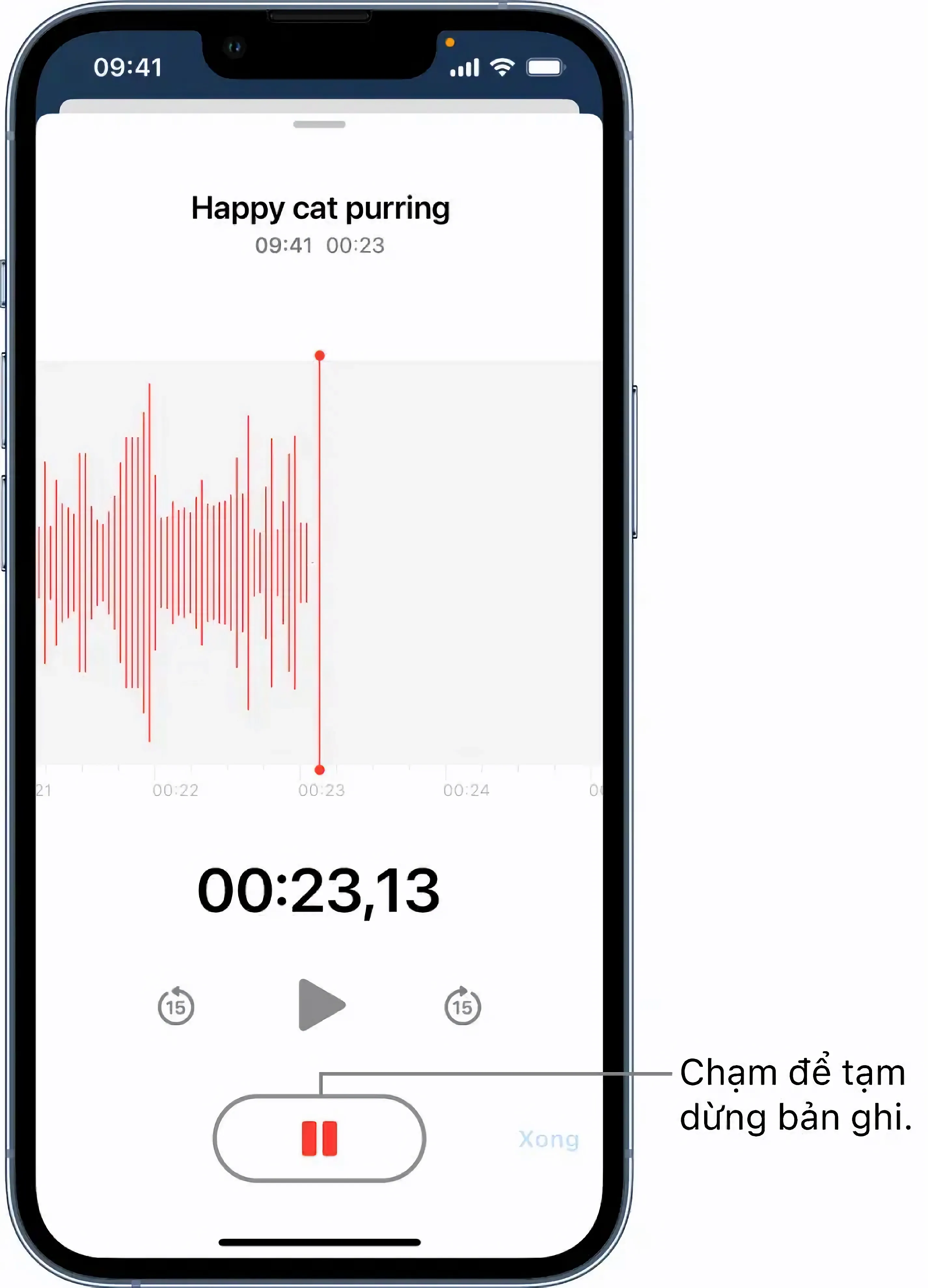 ứng dụng ghi âm voice memos của apple
