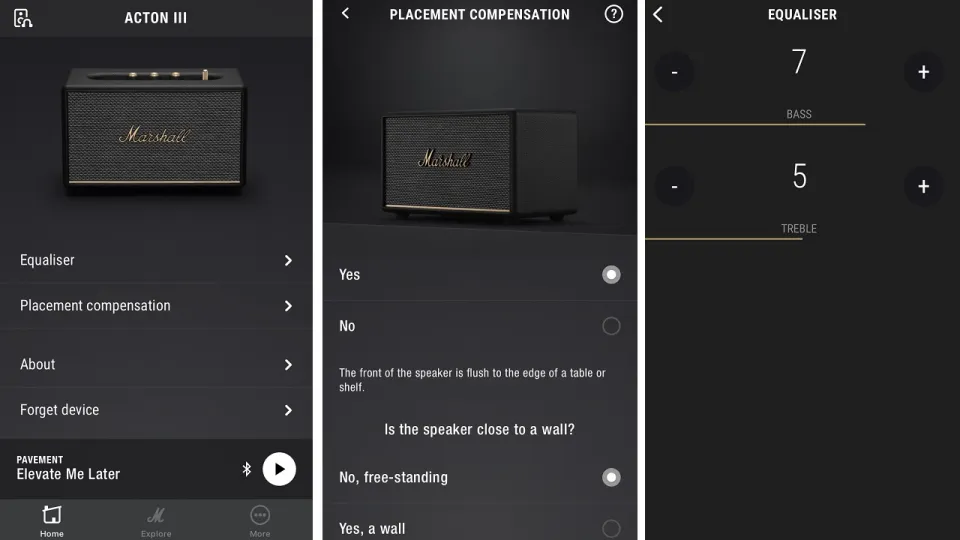 ứng dụng marshall bluetooth
