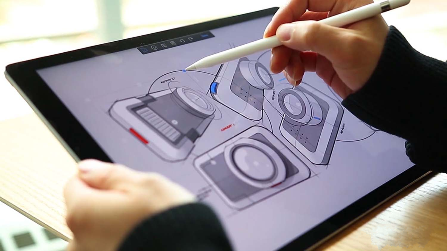 ứng dụng sketchbook trên ipad