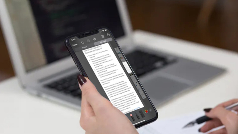 Chụp ảnh màn hình toàn trang