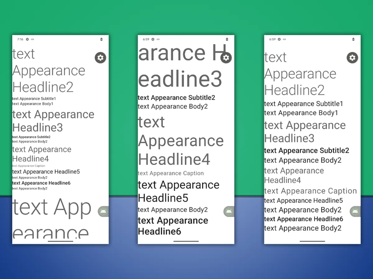 phóng to phông chữ