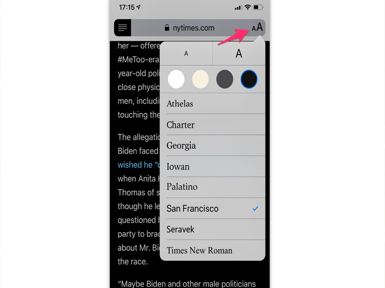 Bạn dễ dàng cải thiện trải nghiệm đọc của mình bằng cách tăng kích thước phông chữ hoặc thay đổi phông chữ cũng như chủ đề