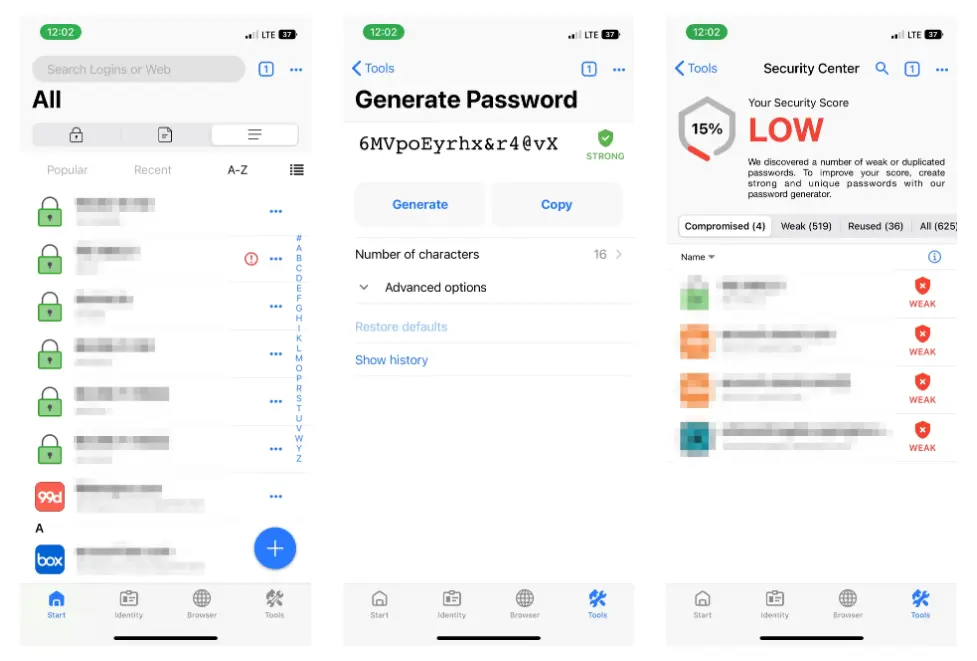 Ứng dụng Roboform