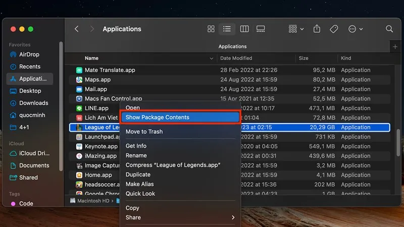 Cách cải thiện FPS khi chơi Liên Minh Huyền Thoại trên MacBook