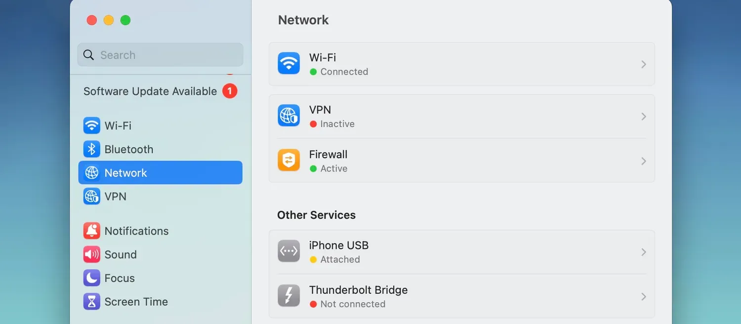 cài đặt hệ thống macos